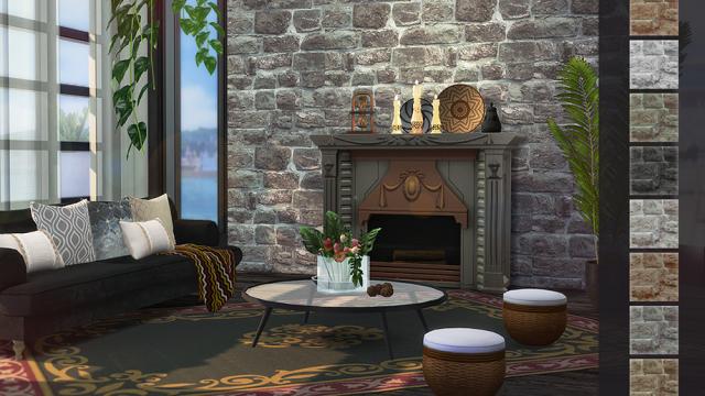 Old Stone Wall  17.11.20 for The Sims 4
