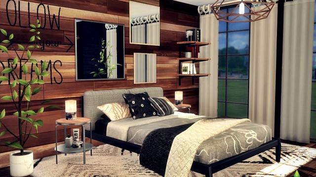 Bedroom Aron for The Sims 4