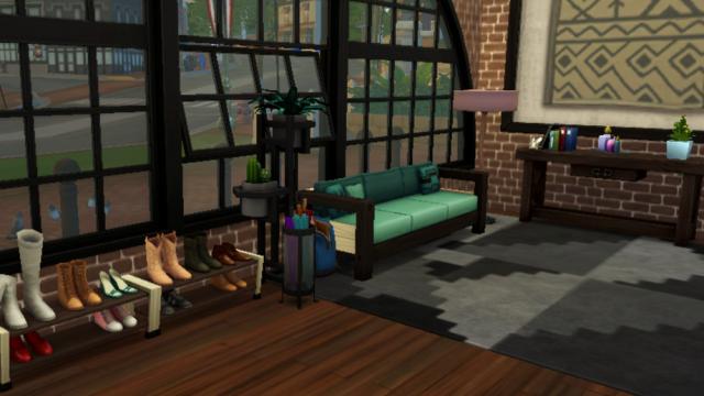 Loft at the pier для The Sims 4