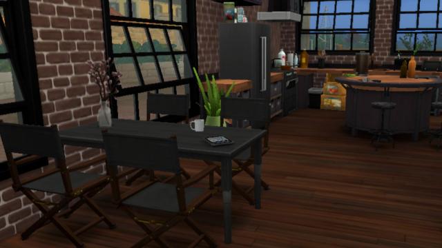 Loft at the pier для The Sims 4