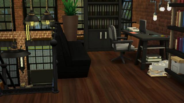 Loft at the pier для The Sims 4