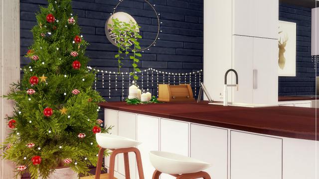 Holiday Time of Joy - Kitchen and Dining for The Sims 4