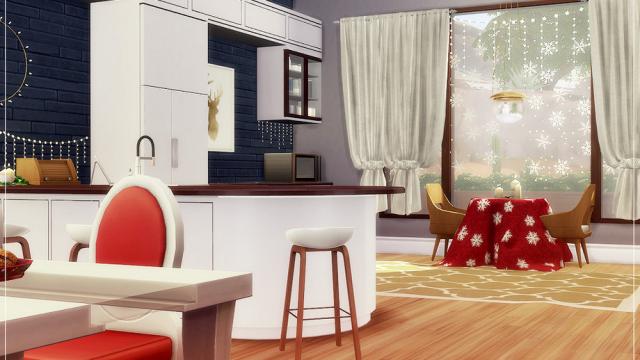 Holiday Time of Joy - Kitchen and Dining for The Sims 4