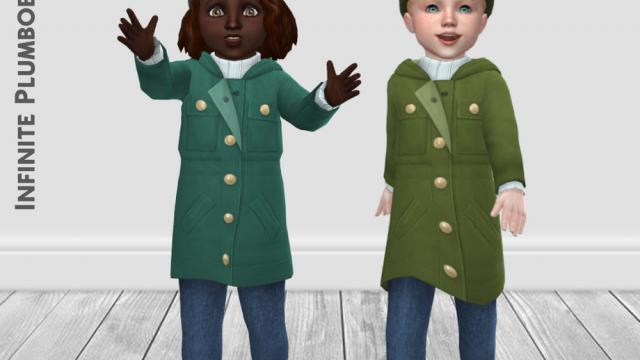 IP Toddler Coat I - SEASONS для The Sims 4