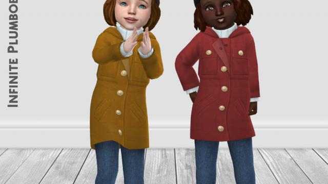 IP Toddler Coat I - SEASONS для The Sims 4