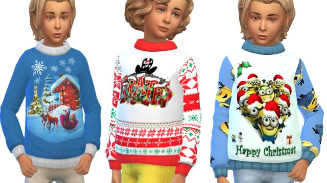 Christmas sweater for The Sims 4