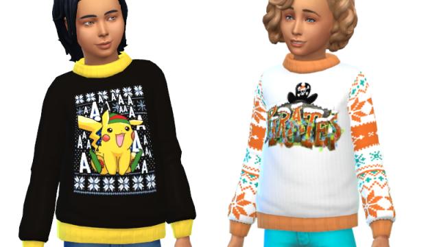 Christmas sweater for The Sims 4