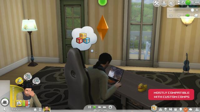 Улучшенная система компьютерных игр / Better Computer Games для The Sims 4