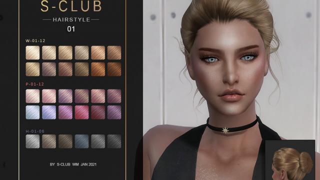 S-Club ts4 WM Hair 202101