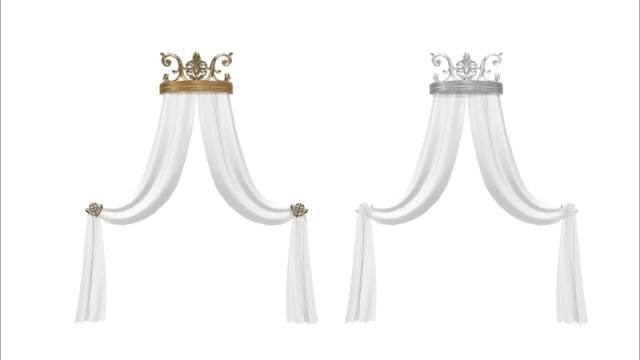 [Princess Bedroom] - bed canopy transparent