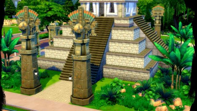 Chichen Itza для The Sims 4