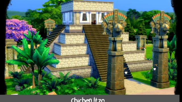 Chichen Itza для The Sims 4