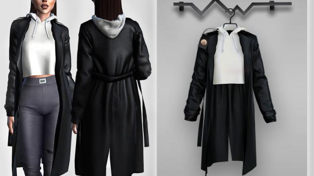 Clothes SET-99 (TRENCH COAT) BD369