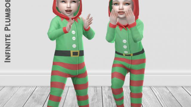 IP Toddler Christmas Elf Onesie