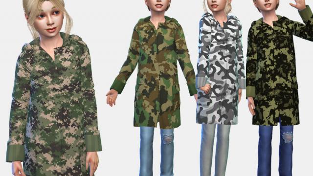 Junior Camo Coat