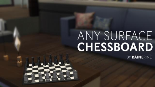 Шахматная доска на любой поверхности / Any Surface Chessboard