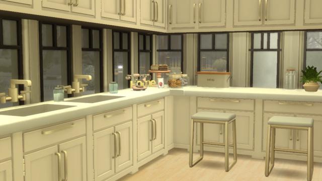 Natalie - kitchen and dining для The Sims 4