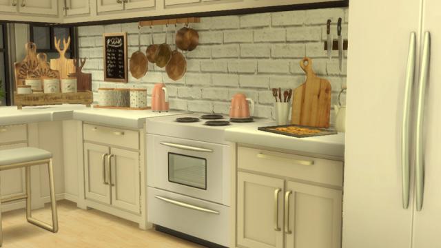 Natalie - kitchen and dining для The Sims 4