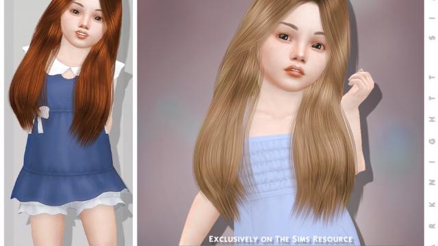 Alia Hairstyle [Toddler] for The Sims 4