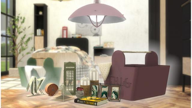Liverpool Bedroom Materials for The Sims 4