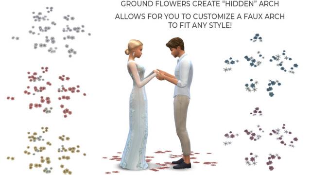 Holy Marchrimony Wedding Arches for The Sims 4