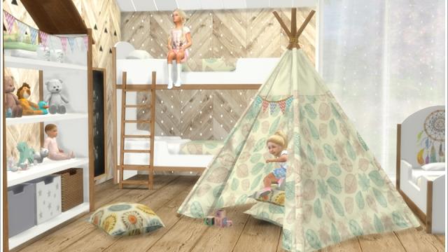 Alwine kidsroom для The Sims 4