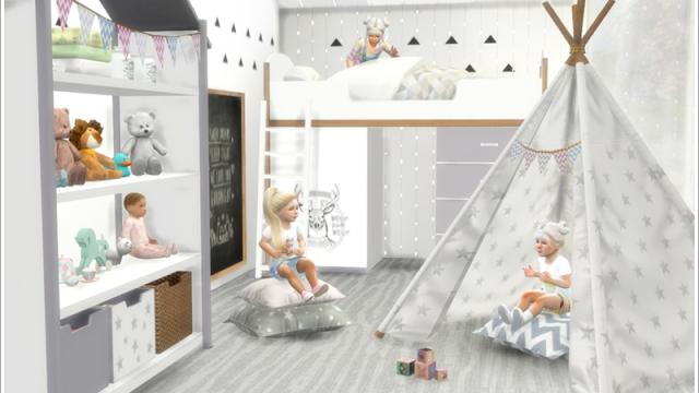 Alwine kidsroom для The Sims 4