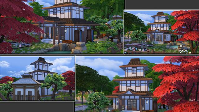 MB-House Of Inner Peace для The Sims 4