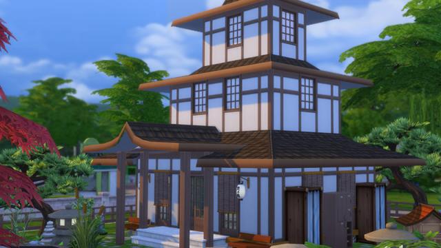 MB-House Of Inner Peace для The Sims 4