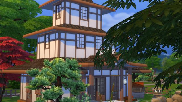 MB-House Of Inner Peace для The Sims 4