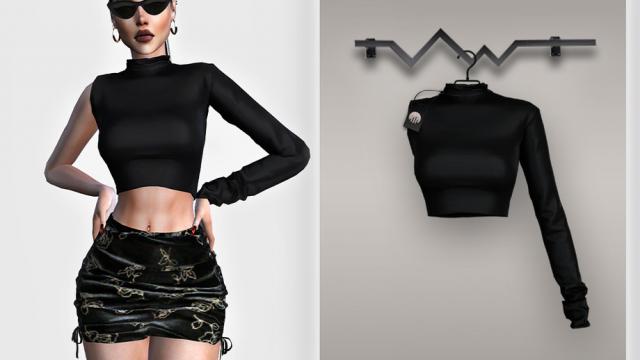 Clothes SET-100 (CROP TOP) BD375