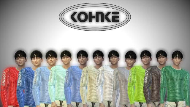 Kohnke Male Long Sleeve Tees - Metallic