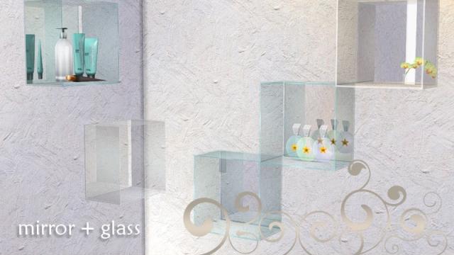 Realce glass box shelf