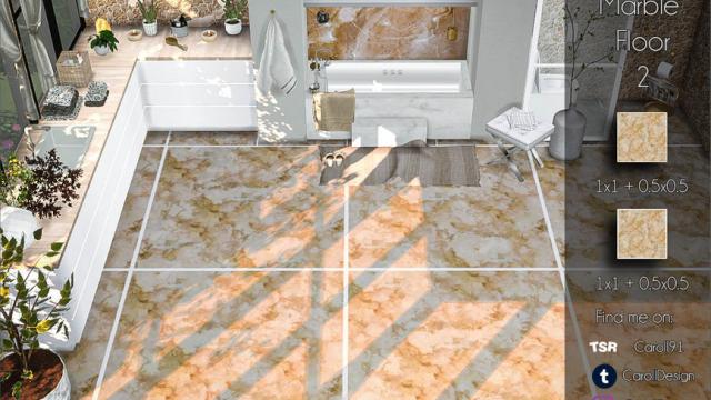 Golden Marble Floor 2