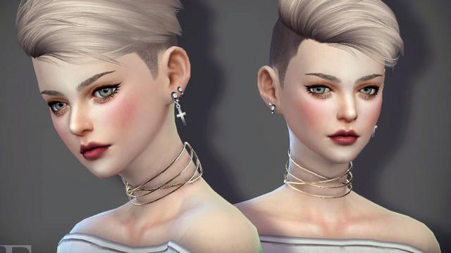 sclub ts4 hair Eric n22 for The Sims 4