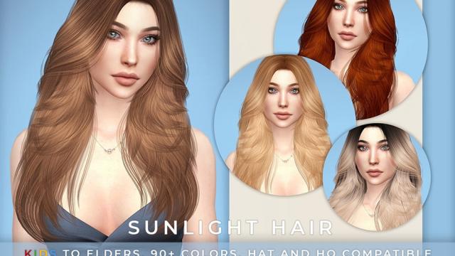 SonyaSims Sunlight Hair - Females - Patreon Early Release