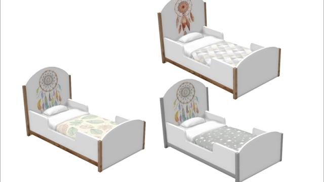 [Alwine kidsroom] toddler bed