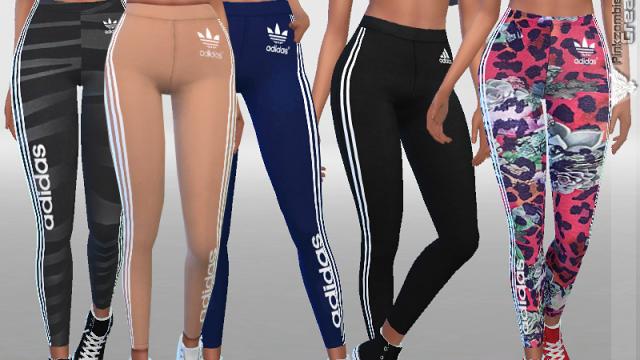 Designer Sporty Leggings Collection 01 для The Sims 4