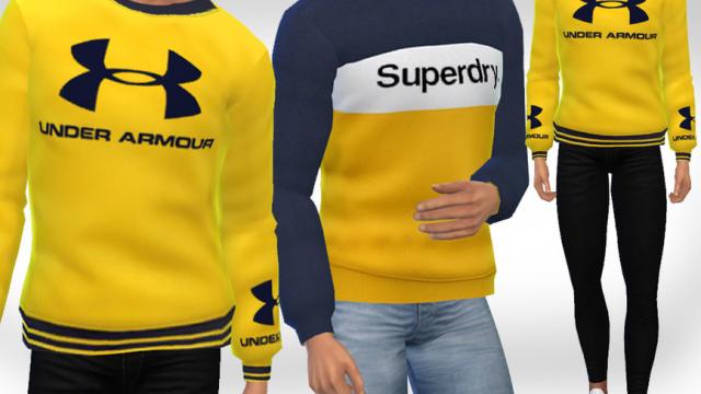 Male Sims Style SweatShirts