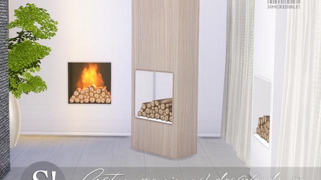 Dual channel fireplace for The Sims 4