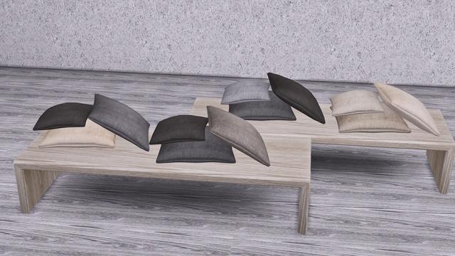 Wilma Living. Bench for The Sims 4