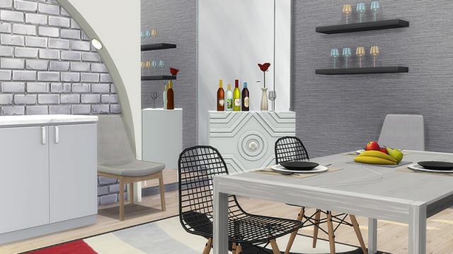 Samantha Kitchen for The Sims 4