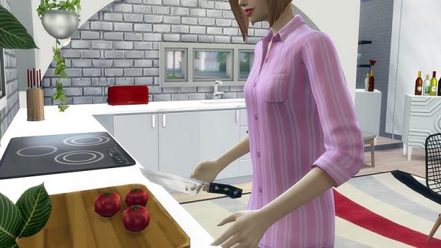 Samantha Kitchen for The Sims 4