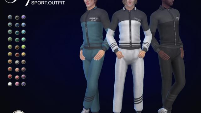 Male Japkin sport outfit