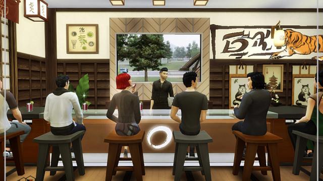 Sushi Bar [restaurant] для The Sims 4