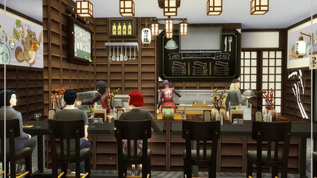 Sushi Bar [restaurant] для The Sims 4