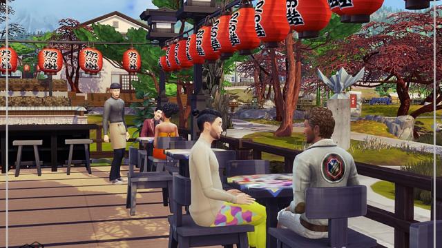 Sushi Bar [restaurant] для The Sims 4