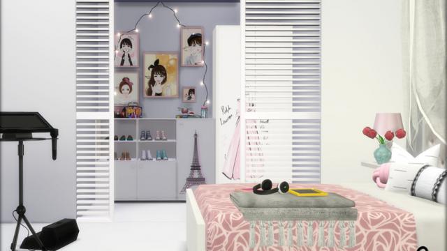 Aria's Fashionista Bedroom for The Sims 4