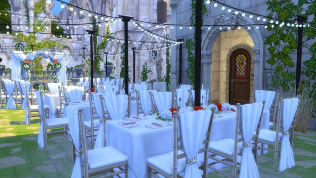 Church Ruin Wedding Venue для The Sims 4