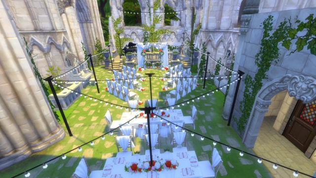 Church Ruin Wedding Venue для The Sims 4